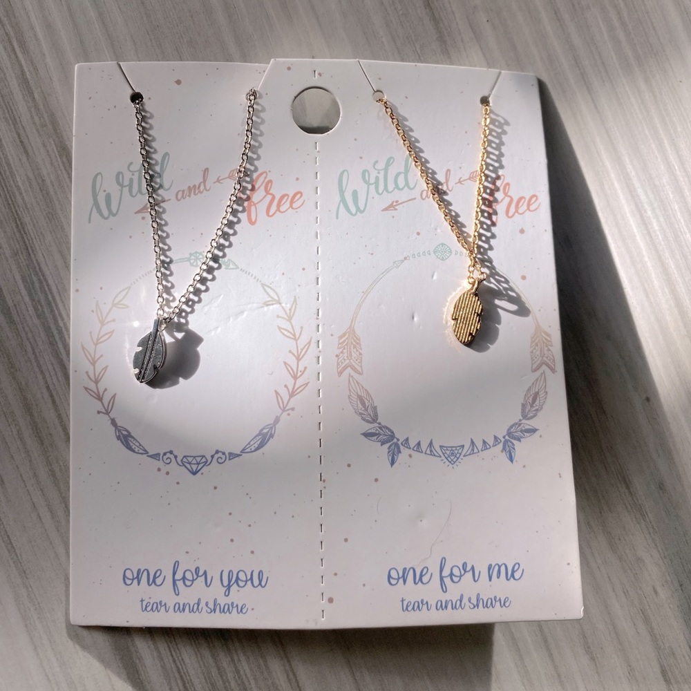 Wild and Free Friendship necklaces